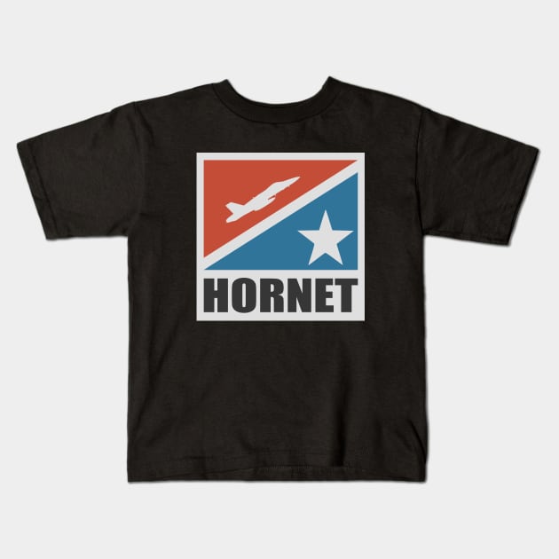 F/A-18 Hornet Kids T-Shirt by TCP